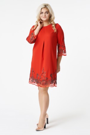 RicaMare: Коктейльное платье с аппликацией RM1116-17VC - фото 1