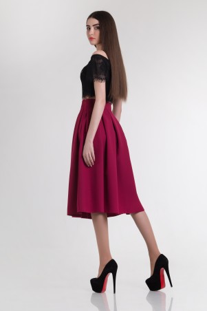 Cocoon: Юбка midi Audrey midi - Fuchsia - фото 4