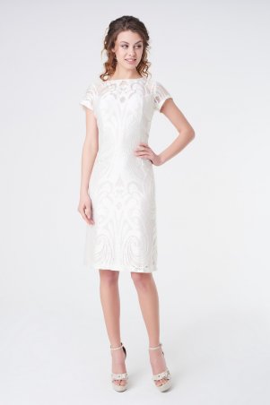 RicaMare: Нарядное платье с перфорацией RM1659-17VC - фото 1