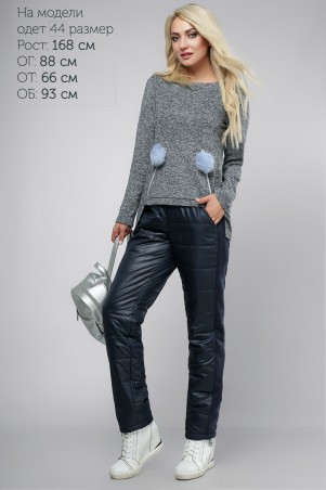 LiPar: Свитшот с бубонами Серый 831 серый - фото 1