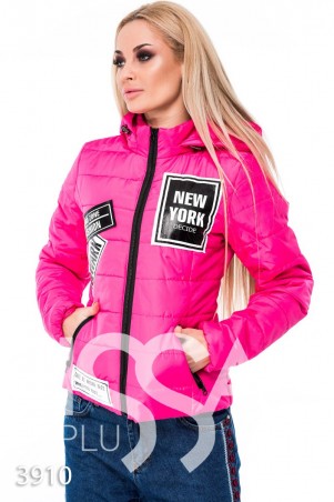 ISSA PLUS: Куртки 3910_розовый - фото 1