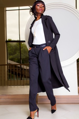Jadone Fashion: Трикотажное пальто Лучини М2 - фото 1