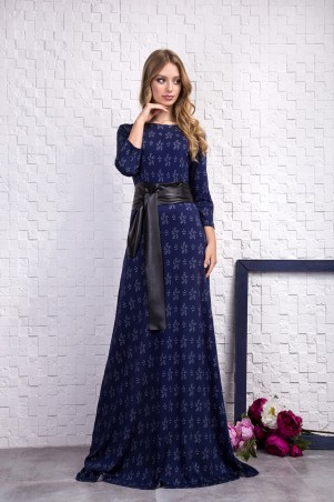 Sauliza: Платье синее 727-5 - фото 1