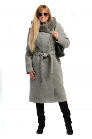 Vicco: Пальто женское зимнее ARIANDA (цвет серый "silver") 6678 - фото 1