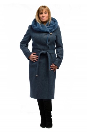 Vicco: Пальто женское зимнее ARIANDA (цвет джинса) 6724 - фото 1