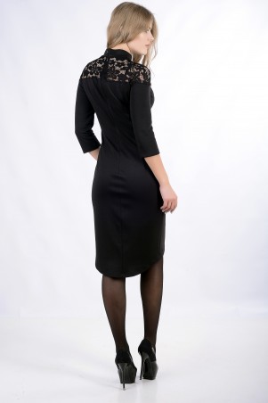 InRed: Платье "ESTETKA" черное 7286 - фото 6