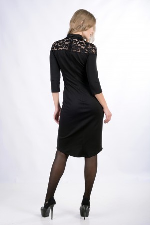 InRed: Платье "ESTETKA" черное 7286 - фото 7