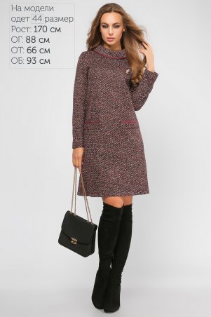 LiPar: Платье Фэнди Бордо 3111 бордовый - фото 1