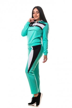 Zanna Brend: Спортивный костюм "Лиза" мятный для бега 301 - фото 1