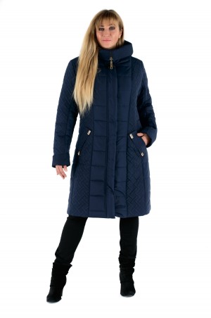 Vicco: Куртка зимняя Пуховик женский стеганый осень - зима FLORENCIA (цвет т.синий) 6861 - фото 1