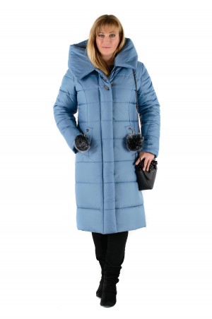 Vicco: Куртка зимняя Пуховик женский зимний KOKETKA (цвет св.джинс) 6904 - фото 1