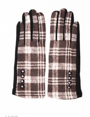 ISSA PLUS: Женские перчатки 4159_коричневый - фото 1