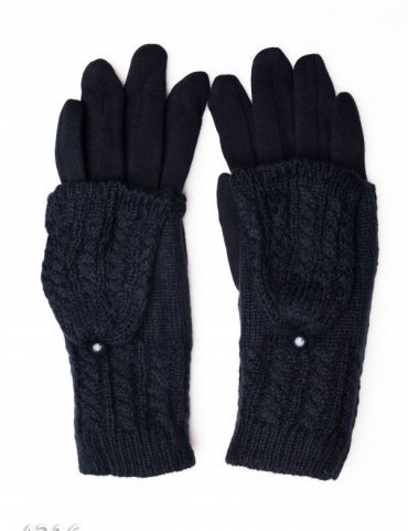 ISSA PLUS: Женские перчатки 4216_синий - фото 1