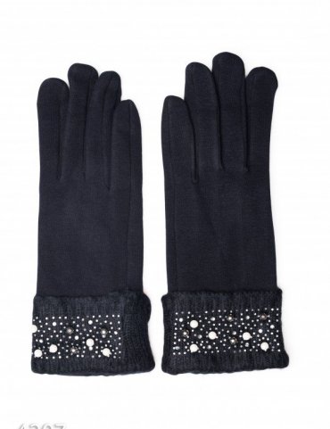 ISSA PLUS: Женские перчатки 4207_синий - фото 1