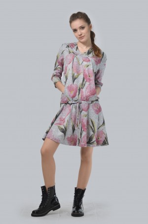 Agata Webers: Платье с капюшоном Д-075053АС - фото 1