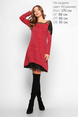 LiPar: Платье Адель Красное 3159 красный - фото 1