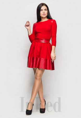 InRed: Платье "DIANA" красное 7354 - фото 3
