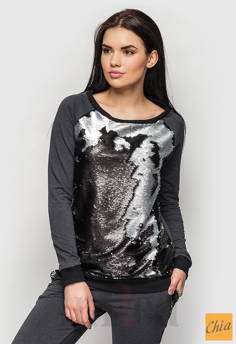 Свитшот "SHINE" silver