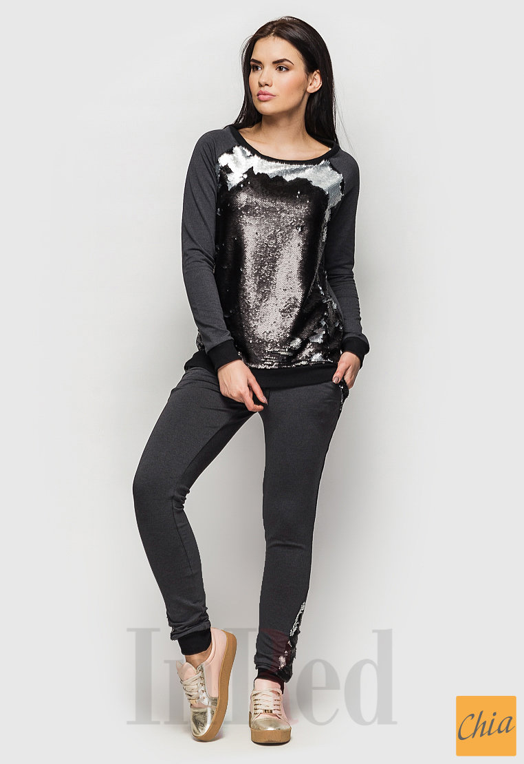 Свитшот "SHINE" silver