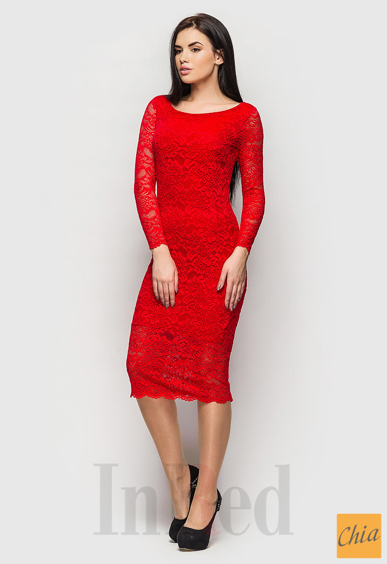 Платье "VERONICA" красное