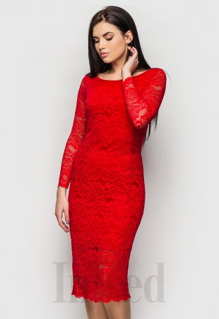 InRed: Платье "VERONICA" красное 7365 - фото 1
