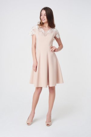 RicaMare: Коктейльное платье с перфорацией RM298-17VC - фото 1