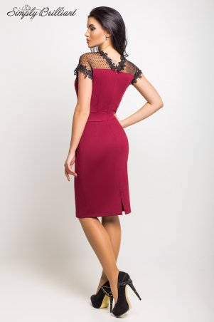 Simply brilliant: Платье Селена02_бордовый - фото 2