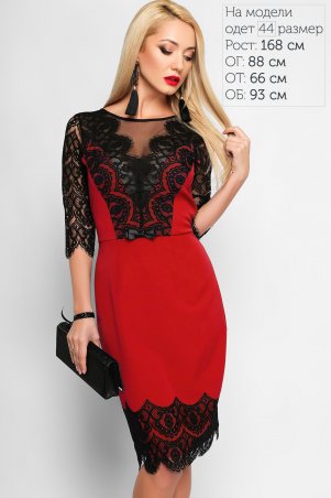 LiPar: Платье Нелли Красный 3161 красный - фото 1