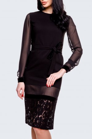 Cher Nika: Платье комбинированное 913 - фото 3
