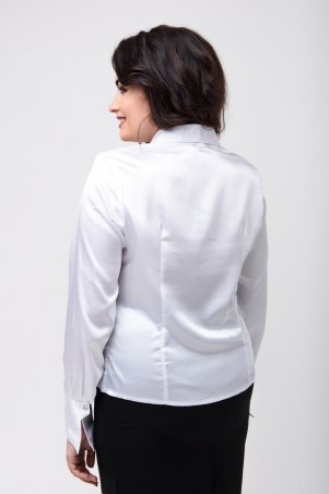 Caramella: Рубашка белая атласная CR-9200 - фото 2