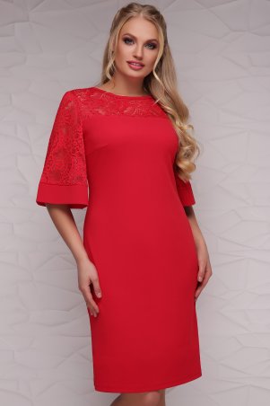 Glem: Платье Мирина-Б к/р красный p40524 - фото 1
