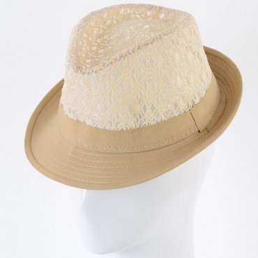 Cherya Group: Шляпа Челентанка CHD17002 бежевый - фото 1
