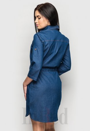 InRed: Платье-рубашка "LOVELY" синее 7316.1 - фото 3