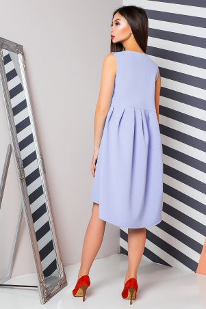 A-Dress: Креповое платье с оригинальным низом и эффектными пуговицами 70882 - фото 3