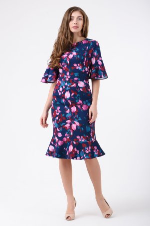 RicaMare: Весеннее платье с цветочным принтом RM361-18DD - фото 1