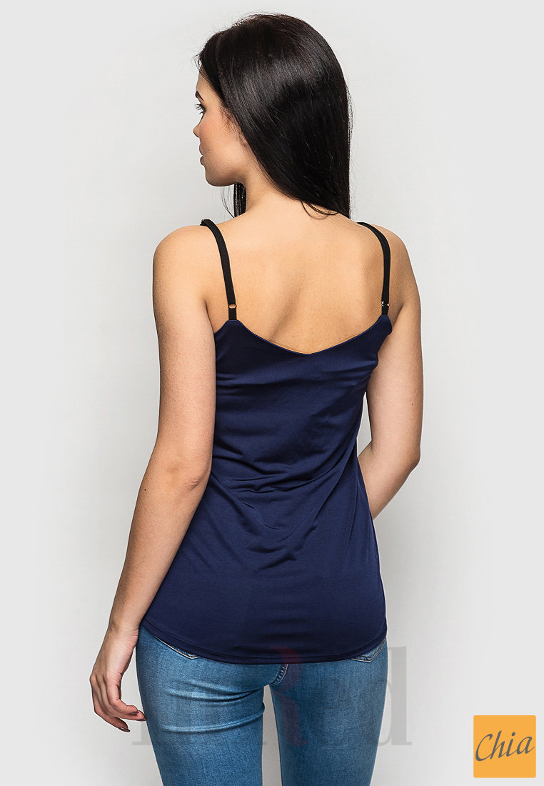 Топ "GLAM" синий