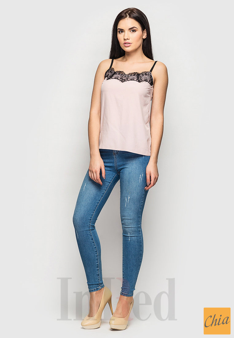 Топ "GLAM" пудровый