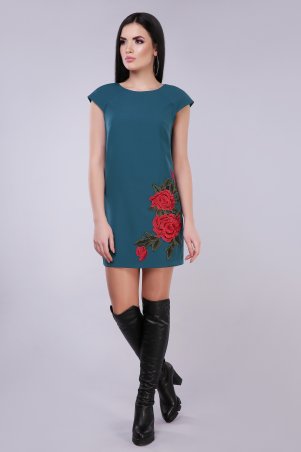TessDress: Платье с декоративной вышивкой "Роза 2" 1534 - фото 1