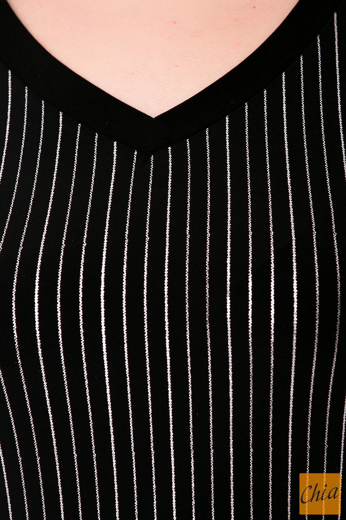 Удлиненная туника с боковыми разрезами