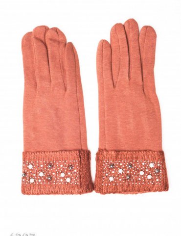 ISSA PLUS: Женские перчатки 4207_коричневый - фото 1