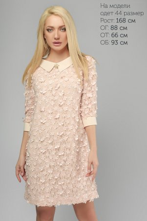 LiPar: Нежное Платье Пудра 3254 пудра - фото 1