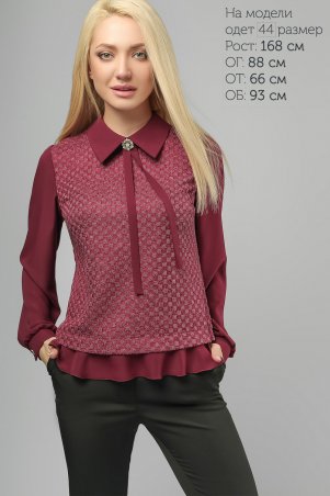 LiPar: Блуза Бордовая 854 бордовый - фото 1