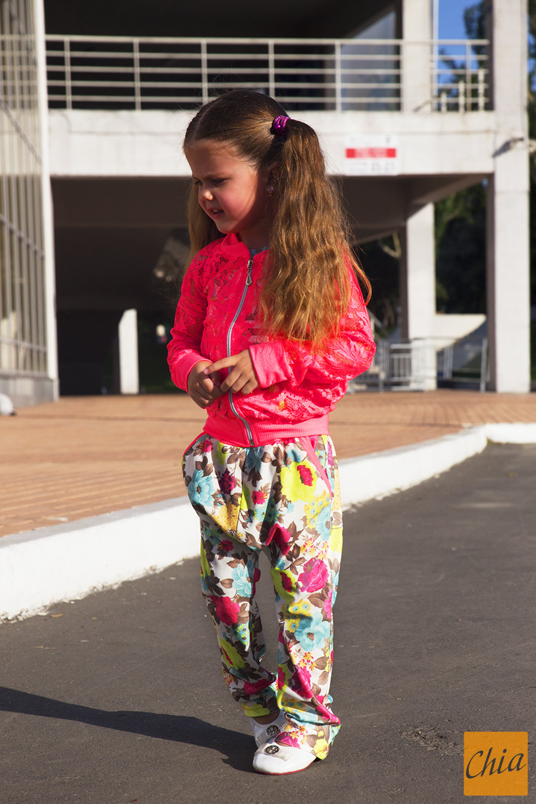 Кофта для девочки Ажур розовый