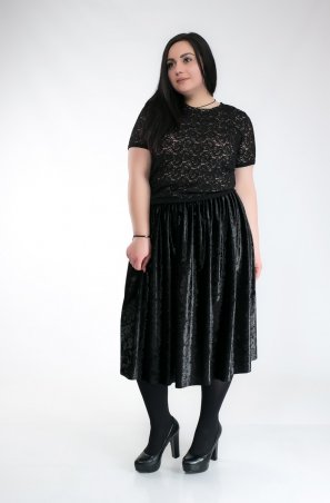 Юбка Бостон+ серый