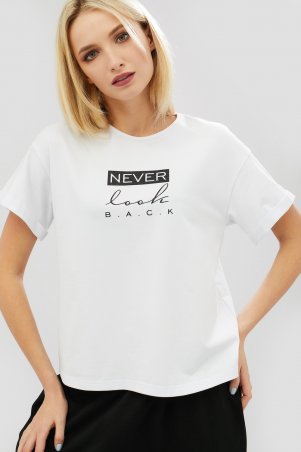 Cardo: Футболка "NEVA" белый "Never look back" CRD1807-0015 - фото 1