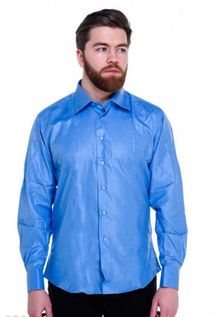 ISSA PLUS: Рубашки 4915_синий - фото 1