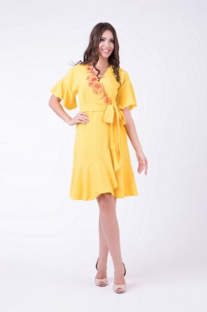 RicaMare: Легкое платье на запах с вышивкой RM1164-18DD - фото 3
