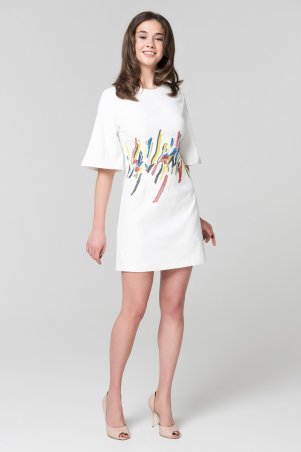 RicaMare: Коктейльное платье с вышивкой и пайетками RM1181-18VC - фото 1