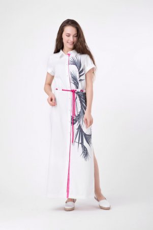 RicaMare: Летнее длинное платье с принтом RM1856-18DD - фото 1