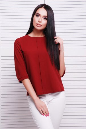 MarSe: Блуза 1726 бордовый - фото 1
